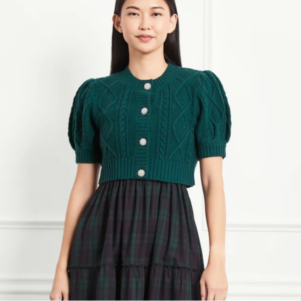 BNWT Hill House Ollie Sweater in Evergreen Green